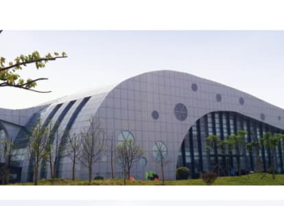 兴城会议中心外景网架工程
